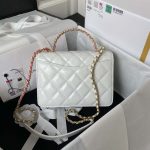 chanel as3886 mini flap bag with top handle shiny calfskin white gold 002 luxibags.ru .jpg