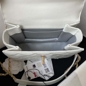chanel as3886 mini flap bag with top handle shiny calfskin white gold 006 luxibags.ru .jpg