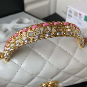 chanel as3886 mini flap bag with top handle shiny calfskin white gold 009 luxibags.ru .jpg