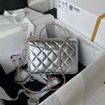 chanel as3886 mini flap bag with top handle shiny silver calfskin gold 002 luxibags.ru .jpg