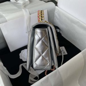 chanel as3886 mini flap bag with top handle shiny silver calfskin gold 005 luxibags.ru .jpg