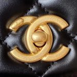chanel as3908 cc small flap bag with top handle shiny calfskin black gold 003 luxibags.ru .jpg
