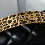 chanel as3908 cc small flap bag with top handle shiny calfskin black gold 004 luxibags.ru .jpg