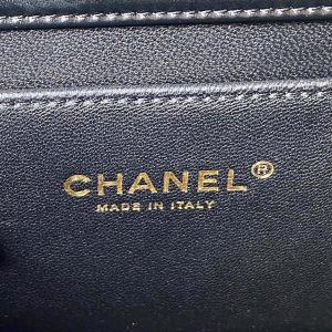 chanel as3908 cc small flap bag with top handle shiny calfskin black gold 008 luxibags.ru .jpg