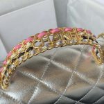 chanel as3908 cc small flap bag with top handle shiny calfskin silver gold 004 luxibags.ru .jpg