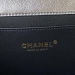 chanel as3908 cc small flap bag with top handle shiny calfskin silver gold 008 luxibags.ru .jpg