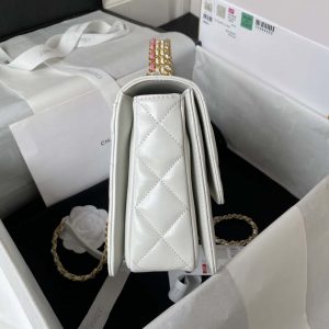 chanel as3908 cc small flap bag with top handle shiny calfskin white gold 008 luxibags.ru .jpg