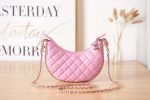 chanel as3917 clutch with chain lambskin shiny light gold metal light pink 001 luxibags.ru .jpg