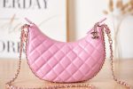 chanel as3917 clutch with chain lambskin shiny light gold metal light pink 002 luxibags.ru .jpg