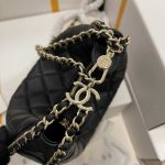 chanel as3917 small hobo bag lambskin shiny light gold metal black 004 luxibags.ru .jpg
