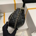 chanel as3917 small hobo bag lambskin shiny light gold metal black 005 luxibags.ru .jpg
