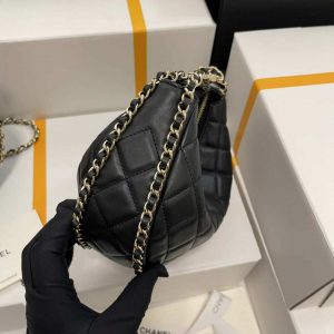 chanel as3917 small hobo bag lambskin shiny light gold metal black 005 luxibags.ru .jpg