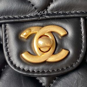 chanel as3932 flap classic bag cf lambskin black gold 003 luxibags.ru .jpg