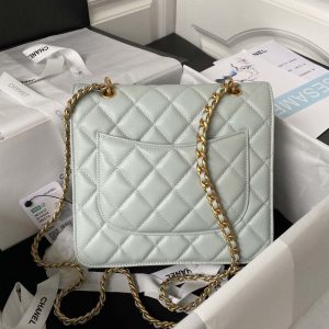 chanel as3932 flap classic bag cf lambskin light blue gold 002 luxibags.ru .jpg
