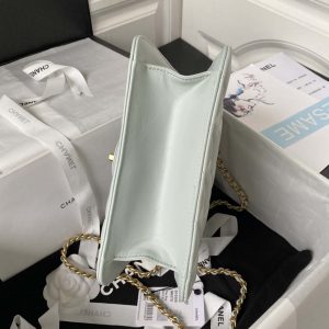 chanel as3932 flap classic bag cf lambskin light blue gold 005 luxibags.ru .jpg