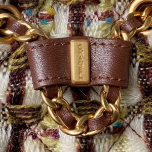 chanel as3947 small backpack wool tweed lambski gold tone metal brown 004 luxibags.ru .jpg