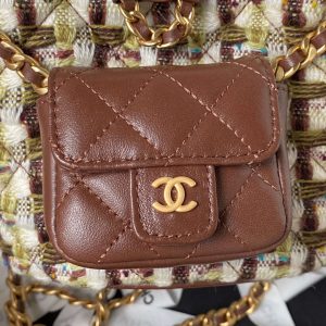chanel as3947 small backpack wool tweed lambski gold tone metal brown 005 luxibags.ru .jpg