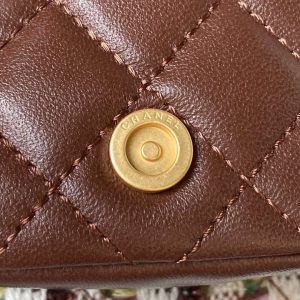 chanel as3947 small backpack wool tweed lambski gold tone metal brown 009 luxibags.ru .jpg