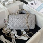 chanel as3970 flap bag with top handle lambskin gold tone metal gray 002 luxibags.ru .jpg