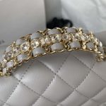 chanel as3970 flap bag with top handle lambskin gold tone metal gray 004 luxibags.ru .jpg