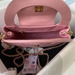 chanel as3970 flap bag with top handle lambskin gold tone metal pink 006 luxibags.ru .jpg