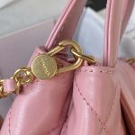 chanel as3970 flap bag with top handle lambskin gold tone metal pink 009 luxibags.ru .jpg