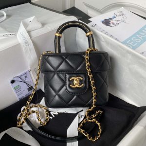 chanel as3973 small vanity case lambskin bag with top handle black gold 001 luxibags.ru .jpg