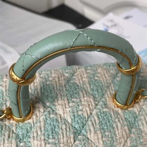 chanel as3973 small vanity case tweed lambskin gold metal green white 004 luxibags.ru .jpg