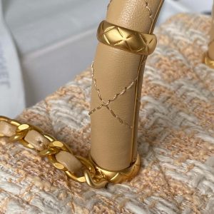 chanel as3973 small vanity case tweed lambskin gold metal yellow white 005 luxibags.ru .jpg