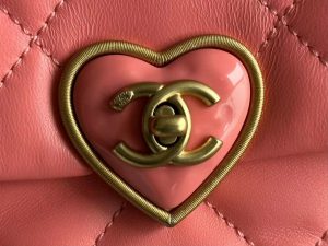 chanel as3979 mini flap bag lambskin plexi gold tone meta pink 005 luxibags.ru .jpg