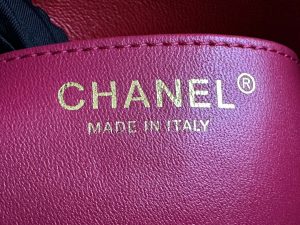 chanel as3979 mini flap bag lambskin plexi gold tone meta red 008 luxibags.ru .jpg