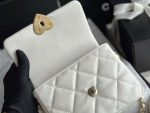 chanel as3979 mini flap bag lambskin plexi gold tone meta white 007 luxibags.ru .jpg