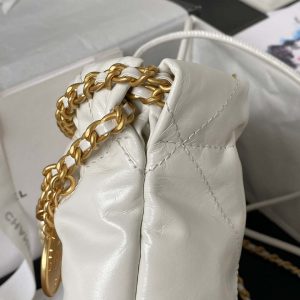 chanel as3980 22 mini handbag shiny calfskin gold tone metal white 005 luxibags.ru .jpg