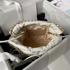 chanel as3980 22 mini handbag shiny calfskin gold tone metal white 006 luxibags.ru .jpg