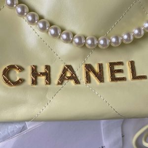 chanel as3980 22 mini handbag shiny calfskin gold tone metal yellow 003 luxibags.ru .jpg