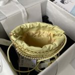 chanel as3980 22 mini handbag shiny calfskin gold tone metal yellow 006 luxibags.ru .jpg