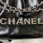 chanel as3980 22 mini handbag shiny calfskin silver tone metal black 004 luxibags.ru .jpg
