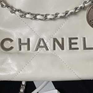 chanel as3980 22 mini handbag shiny calfskin silver tone metal white 003 luxibags.ru .jpg