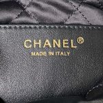 chanel as3980 22 mini handbag shiny crumpled calfskin gold tone metal black 008 luxibags.ru .jpg