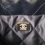 chanel as3980 22 mini handbag shiny crumpled calfskin gold tone metal black 009 luxibags.ru .jpg