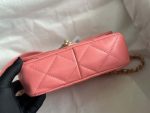 chanel as3986 small flap bag lambskin plexi gold tone meta pink 006 luxibags.ru .jpg