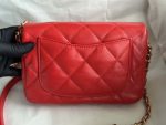 chanel as3986 small flap bag lambskin plexi gold tone meta red 004 luxibags.ru .jpg