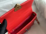 chanel as3986 small flap bag lambskin plexi gold tone meta red 007 luxibags.ru .jpg