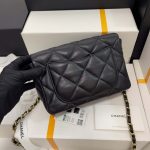 chanel as3986 small flap bag lambskin plexi gold tone metal black 005 luxibags.ru .jpg