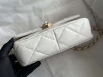 chanel as3986 small flap bag lambskin plexi gold tone metal white 006 luxibags.ru .jpg