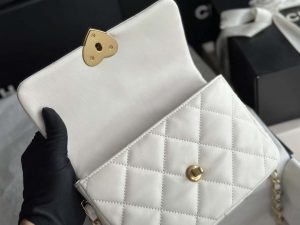 chanel as3986 small flap bag lambskin plexi gold tone metal white 007 luxibags.ru .jpg