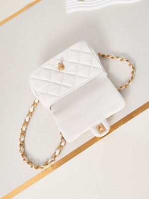 chanel as4012 small flap lambskin bag white 007 luxibags.ru .jpg