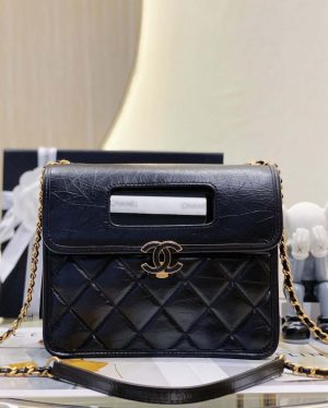 chanel as4025 mini flap bag with top handle calfskin gold tone metal black 001 luxibags.ru .jpg