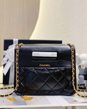 chanel as4025 mini flap bag with top handle calfskin gold tone metal black 003 luxibags.ru .jpg