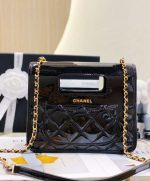 chanel as4025 mini flap bag with top handle patent calfskin gold tone metal 002 luxibags.ru .jpg
